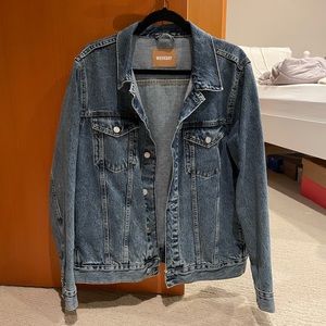 Classic medium wash denim jacket